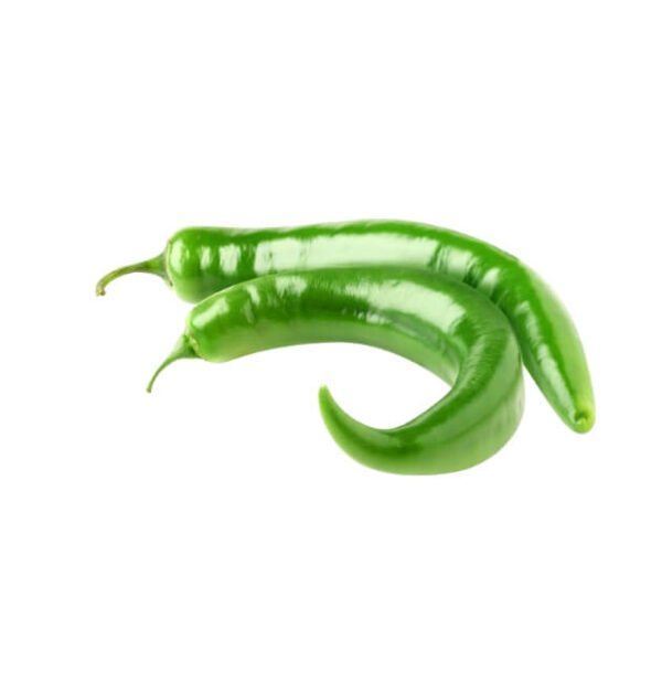 Green chili peppers